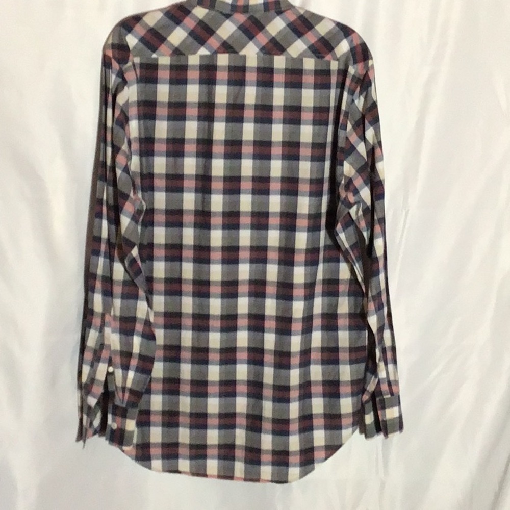 Billy Reid Men's Plaid Shirt - Multicolor size Large - Picture 6 of 9